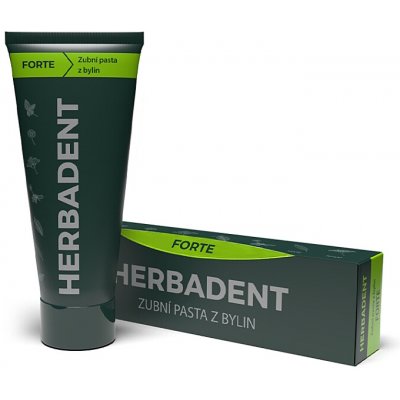 HERBADENT FORTE bylinná s fluoridy 75 g – Hledejceny.cz