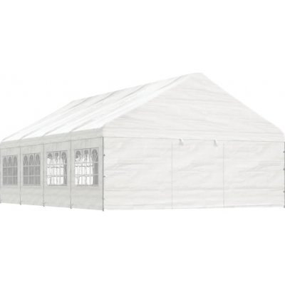 vidaXL Altán se střechou 8,92 x 5,88 x 3,75 m bílý – Hledejceny.cz