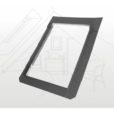 ROOFLITE Lemování pro ploché střešní krytiny 55x78 cm – Zboží Mobilmania