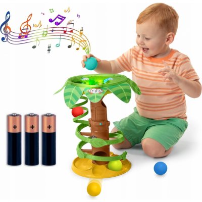 BRIGHT STARTS Dráha kuličková hudební Tropical Twirl – Zboží Dáma