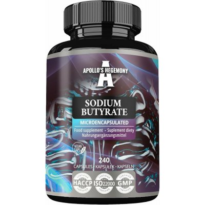Apollo's Hegemony Sodium Butyrate Microencapsulated 240 kapslí – Hledejceny.cz