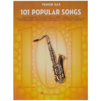 101 Popular Songs for Tenor sax tenorový saxofon – Sleviste.cz