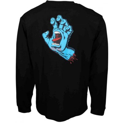 Santa Cruz Screaming Hand Chest L/S Tee Black – Hledejceny.cz