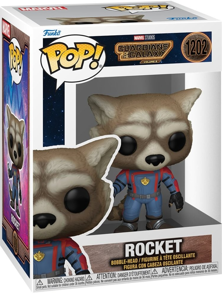 Funko Pop! Strážci Galaxie Rocket 9 cm