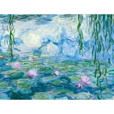 Plakát, Obraz - Lekníny, Claude Monet, 40 × 30 cm – Zboží Dáma