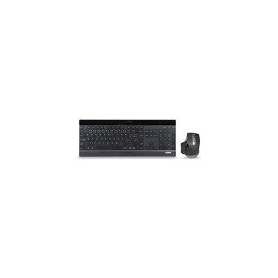 Rapoo 9000M 6940056193490 RAPOO set klávesnice a myš 9900M multi-mode bezdrátový ultra-slim CZ/SK, černá