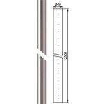 Stožár anténní 2,5 metru, 40/2mm, AL – Zboží Živě