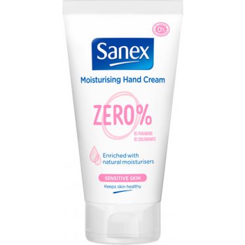 Sanex Zero% Sensitive Skin Moisturising krém na ruce 75 ml