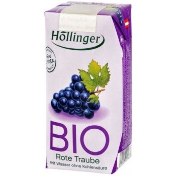 Country Life Hollinger Šťáva ovocná červený hrozen Bio 200 ml
