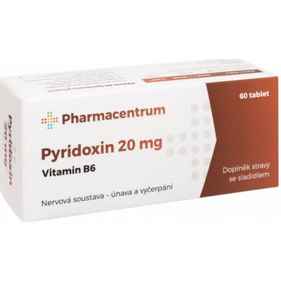 Pharmacentrum Pyridoxin 20 mg 60 tablet – Hledejceny.cz
