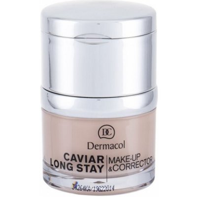 Dermacol Caviar Long Stay Make-Up & Corrector Make-up 1 bledá 30 ml – Hledejceny.cz