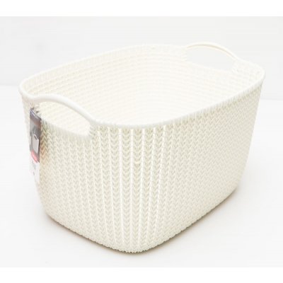 CURVER 226379 plastový košík KNIT 19L - krémový – Zboží Mobilmania
