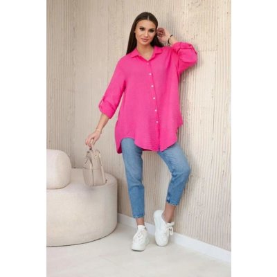 Kesi dámská košile Mušelín růžová – Zbozi.Blesk.cz