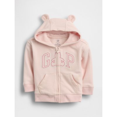GAP Baby mikina s logem VintageSoft Růžová – Zboží Dáma