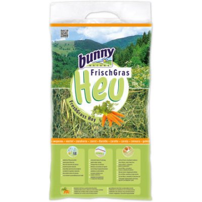 Bunny Nature Seno FreshGrass s mrkví 0,5 kg