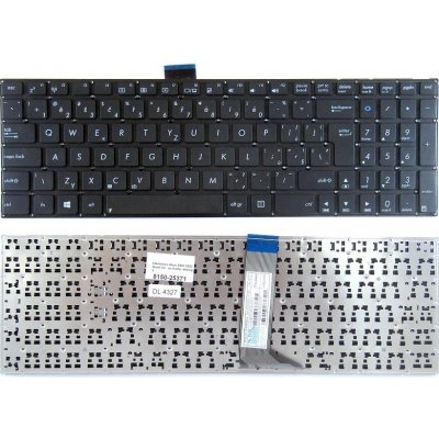 česká klávesnice Asus X502 X551 F551 R512 černá CZ - no frame - design 2 – Zboží Mobilmania
