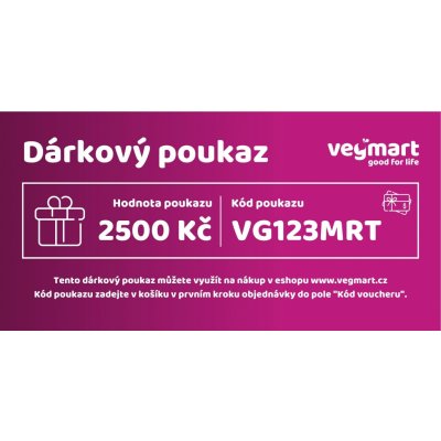 Dárkový poukaz 2500 Kč – Hledejceny.cz