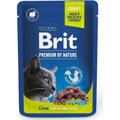 Brit Premium Cat Lamb for Sterilised 100 g – Zboží Mobilmania