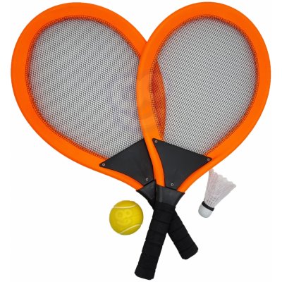 Woopie Velké tenisové rakety Badminton pro děti Set + Shuttle Ball