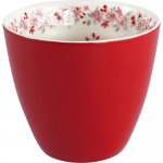 GREEN GATE Latte cup Red Emberly Inside červená porcelán 300 ml – Hledejceny.cz