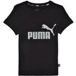 Puma Trička s krátkým rukávem Dětské ESSENTIAL LOGO TEE Černá