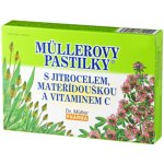 Dr. Müller Müllerovy pastilky s jitrocelem mateřídouškou a vitaminem C 24 ks – Sleviste.cz
