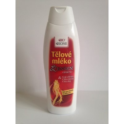 Bione Cosmetics Ženšen tělové mléko 500 ml