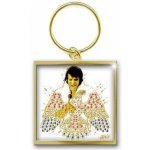 CurePink přívěsek na klíče Elvis Presley American Eagle 4,5 x 4,5 cm EPKEY01 – Hledejceny.cz