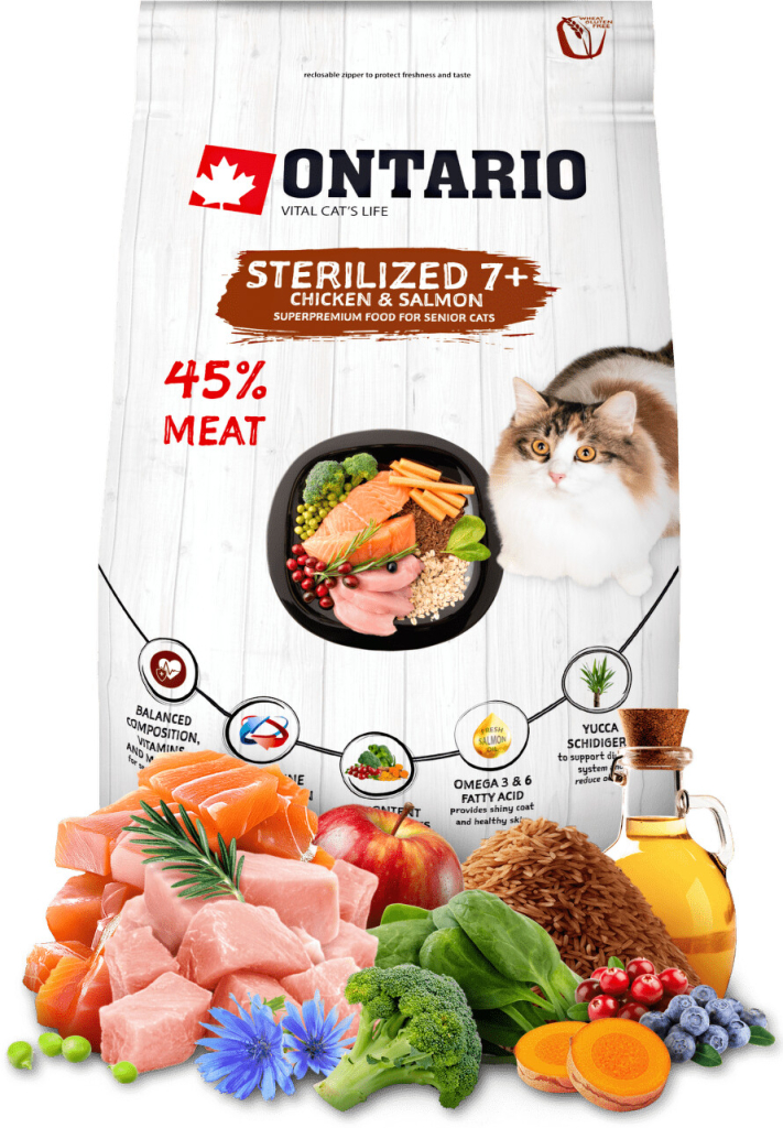 Ontario Cat Sterilised 7 0,4 kg