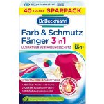 Dr.Beckmann Farb&Schmutz ubrousek na pohlcení barev při praní 3v1 40 ks – Sleviste.cz