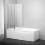 Ravak CVS2-100 pro koncept 10° L, levá, rám satin, výplň transparentní - 7QLA0U03Z1 – Hledejceny.cz