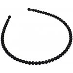 Kovová perličková čelenka - černá – Zbozi.Blesk.cz