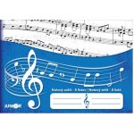 JUNIOR PAPÍR Notový sešit A5 – Sleviste.cz