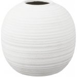 Nordic Living Bílá keramická váza Nunu 30 cm – Hledejceny.cz