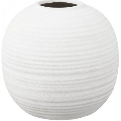 Nordic Living Bílá keramická váza Nunu 30 cm – Hledejceny.cz