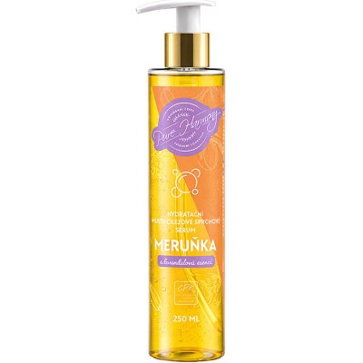 Pure Harmony sérum Energizující multi-olejové sprchové s pumpičkou Meruňka a levandule 250 ml – Sleviste.cz