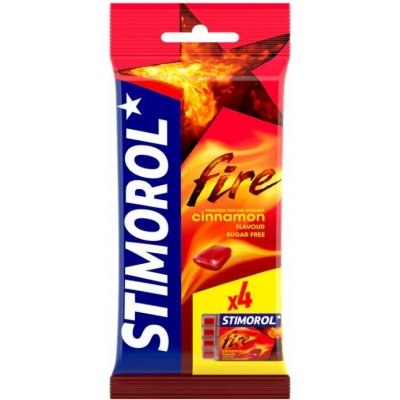 Stimorol skořicové žvýkačky bez cukru 4 x 16,8 g – Zboží Dáma