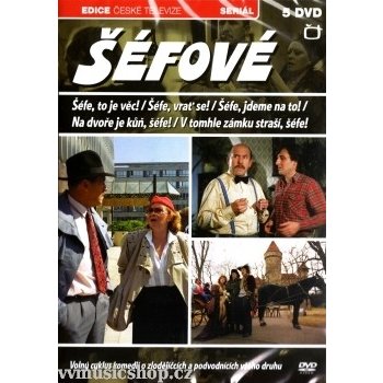 Kolekce "šéfové": šéfe, to je věc + šéfe, jdeme na to + šéfe, vrať se + na dvoře je kůň, šéfe + v tomhle zámku straší, šéfe, 5 DVD