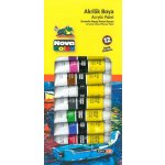 akrylové barvy 12 barev 12 ml – Sleviste.cz
