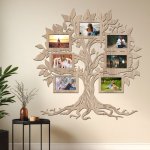 dřevo života Dřevěný fotorámeček Strom příběhů Zvolte barvu dekoru: Dub Sonoma, Velikost fotografie: 10x15 – Sleviste.cz