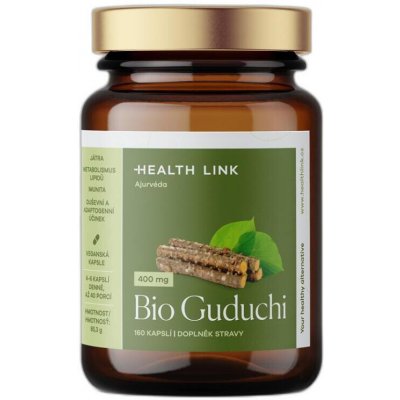 HEALTH LINK Guduchi 400 mg BIO 160 kapslí – Hledejceny.cz