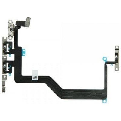 Flex kabel tlačítka zapínání + hlasitosti + kovová destička pro Apple iPhone 12 Pro Max – Sleviste.cz