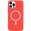 Pouzdro a kryt na mobilní telefon Apple Mercury MagSafe silikonový iPhone 13 Pro Max 6,7` světle růžové