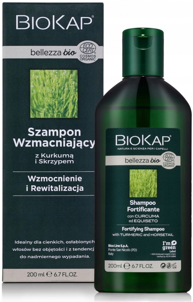 Biokap Bellezza Bio Fortificante šampón 200 ml