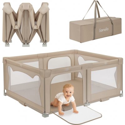 Lionelo Florence Easy Skládací dětská ohrádka Beige Sand – Hledejceny.cz