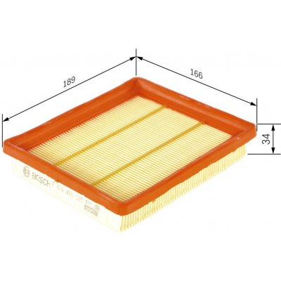Vzduchový filtr BOSCH F 026 400 325 – Hledejceny.cz