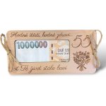 Dřevěné přání MILION - 60 let – Hledejceny.cz