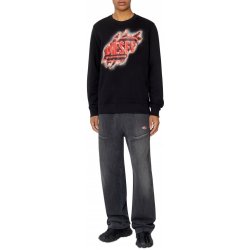 Diesel džíny D-MARTIANS-NE SWEAT JEANS BLACK/BLUE