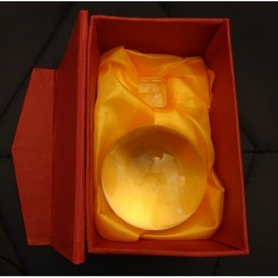 Skleněná Feng-shui křišťálová koule 7 cm – Zboží Mobilmania