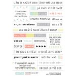 PAPERO AMO ♥ Samolepky - GEOMETRIE / Užij si každý den – Hledejceny.cz